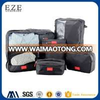 EZE 7 pieces durable mesh clothes organizer bag set travel packing cubes